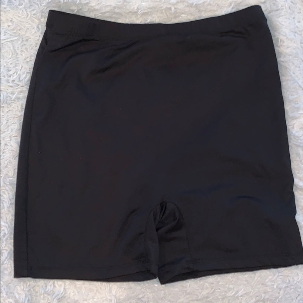 Black biker shorts